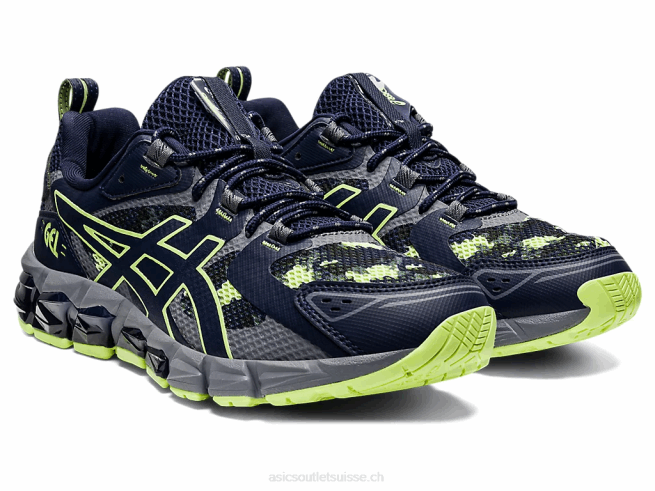 gel quantique 180 minuit/vert citron Asics L6N0K1260