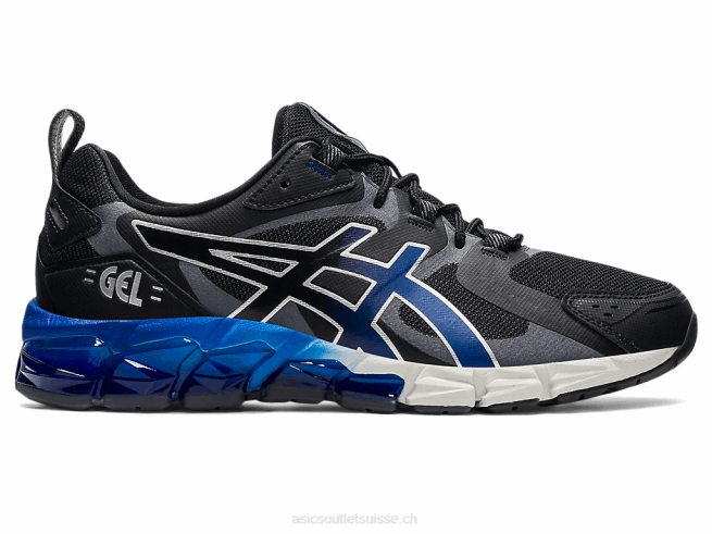 gel quantique 180 noir/bleu monaco Asics L6N0K1855