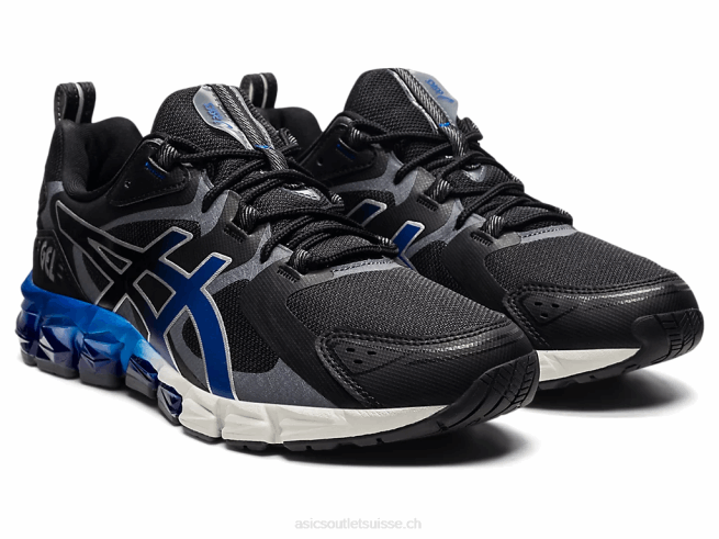 gel quantique 180 noir/bleu monaco Asics L6N0K1855
