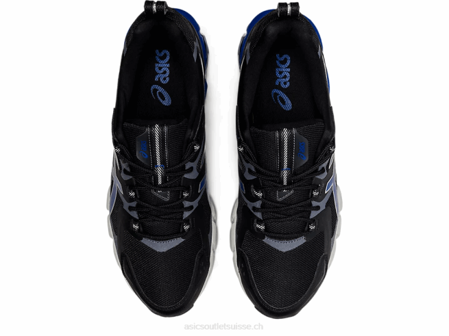 gel quantique 180 noir/bleu monaco Asics L6N0K1855