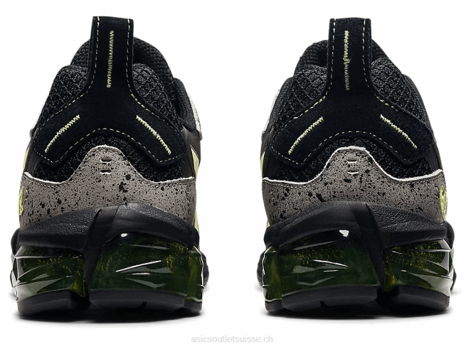gel quantique 180 noir/jaune brillant Asics L6N0K1544