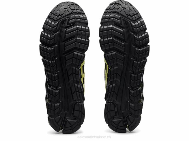gel quantique 180 noir/jaune brillant Asics L6N0K1544