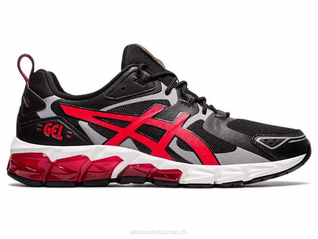 gel quantique 180 noir/rouge classique Asics L6N0K1959