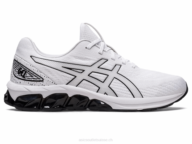 gel quantique 180 vii blanc noir Asics L6N0K952