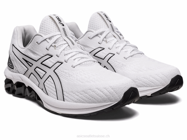 gel quantique 180 vii blanc noir Asics L6N0K952