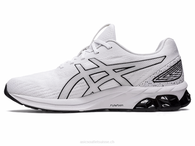 gel quantique 180 vii blanc noir Asics L6N0K952