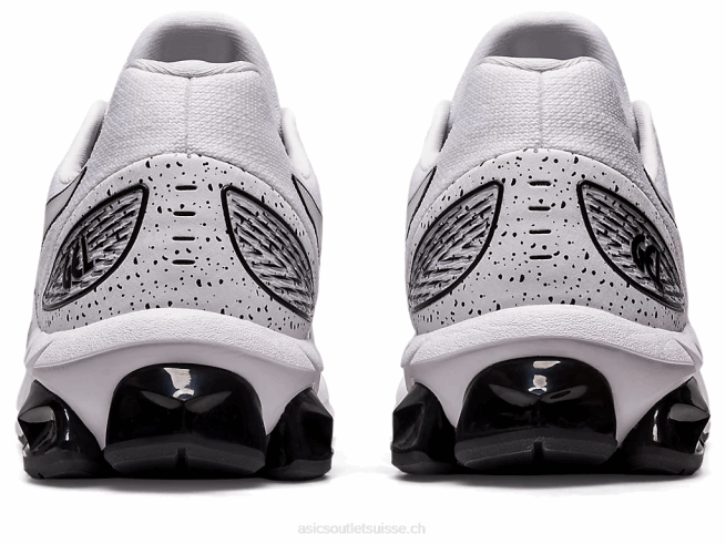 gel quantique 180 vii blanc noir Asics L6N0K952