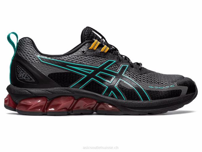 gel quantique 180 vii gris acier/noir Asics L6N0K131