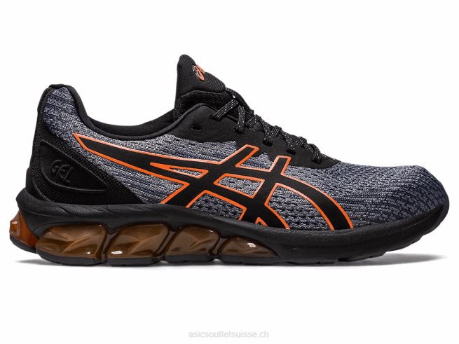 gel quantique 180 vii gris argile/noir Asics L6N0K55