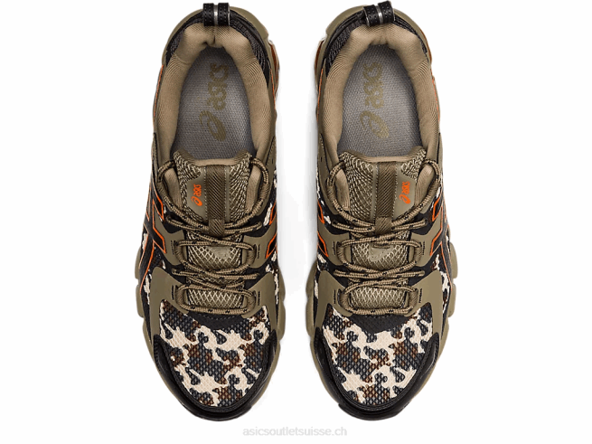 gel quantique 180 vison/habanero Asics L6N0K1270