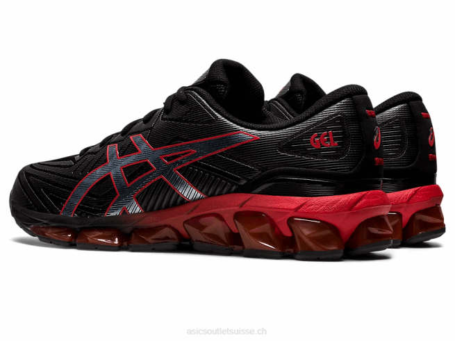 gel quantique 360 ​​vii alerte noire/rouge Asics L6N0K729