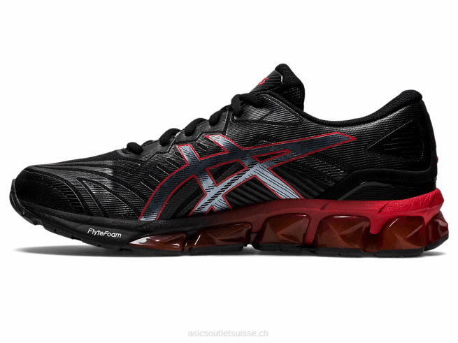 gel quantique 360 ​​vii alerte noire/rouge Asics L6N0K729