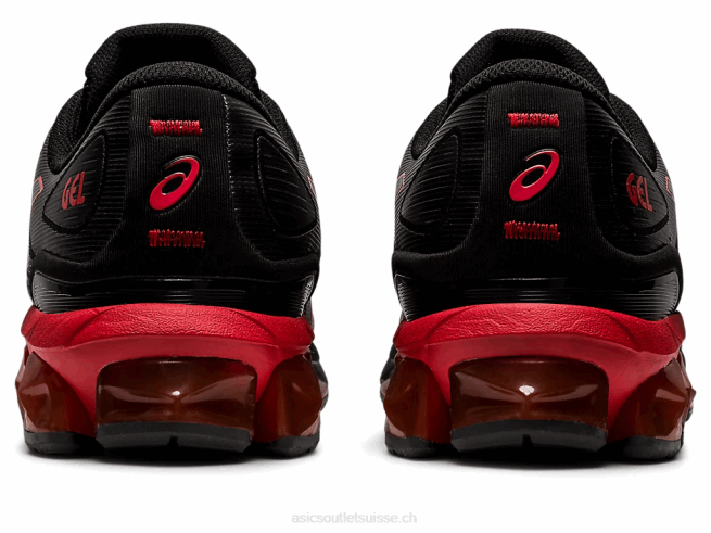 gel quantique 360 ​​vii alerte noire/rouge Asics L6N0K729