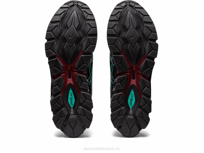 gel quantique 360 ​​vii noir/cascade Asics L6N0K306