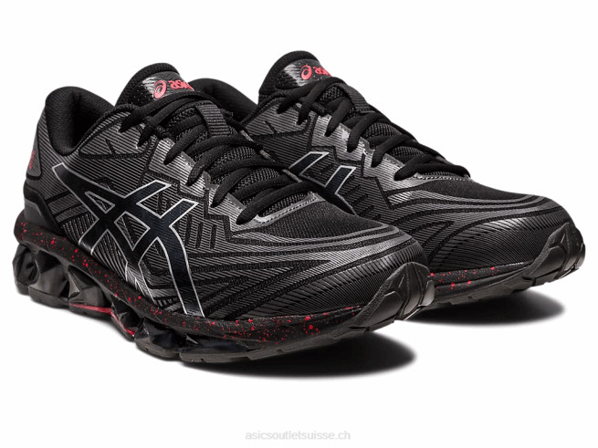 gel quantique 360 ​​vii noir/cayenne Asics L6N0K614