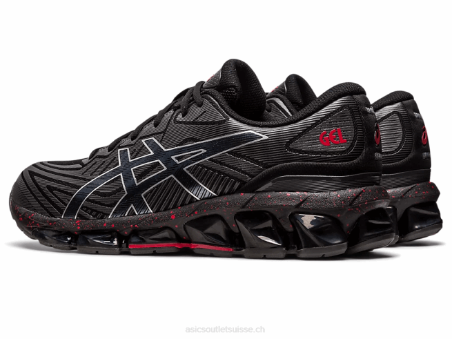gel quantique 360 ​​vii noir/cayenne Asics L6N0K614