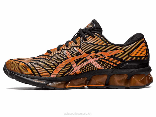 gel quantique 360 ​​vii noir/habanero Asics L6N0K615