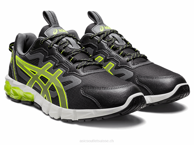 gel quantique 90 gris graphite/jaune de sécurité Asics L6N0K1378