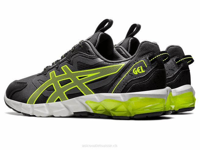 gel quantique 90 gris graphite/jaune de sécurité Asics L6N0K1378