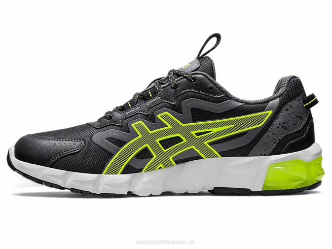 gel quantique 90 gris graphite/jaune de sécurité Asics L6N0K1378