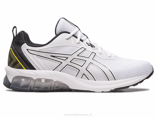 gel-quantique 90 iv blanc noir Asics L6N0K93