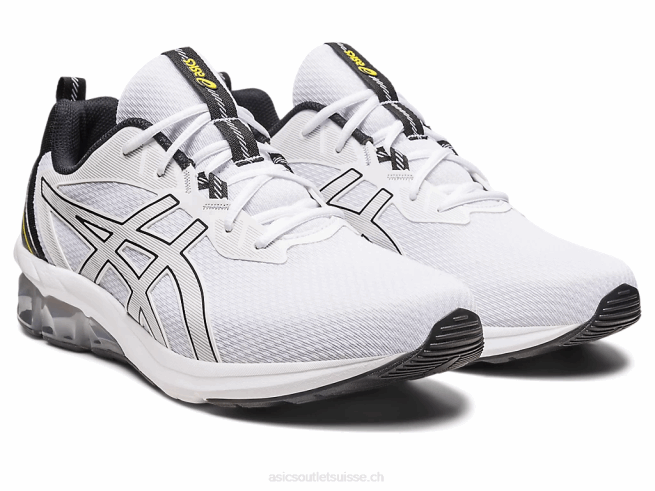 gel-quantique 90 iv blanc noir Asics L6N0K93