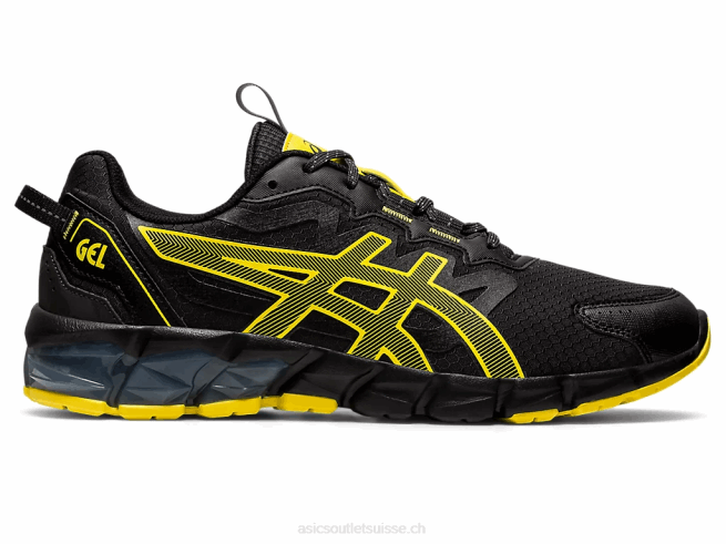 gel quantique 90 noir/jaune vif Asics L6N0K785