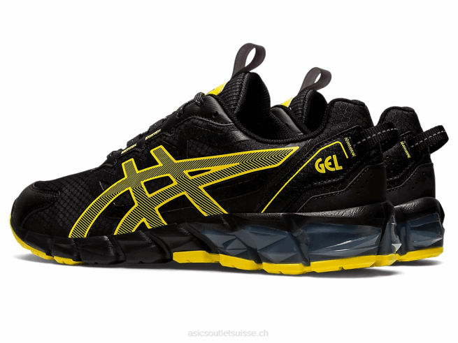 gel quantique 90 noir/jaune vif Asics L6N0K785