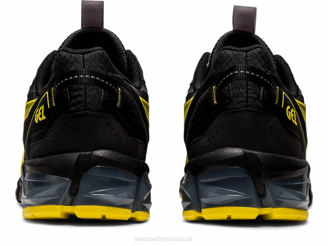 gel quantique 90 noir/jaune vif Asics L6N0K785