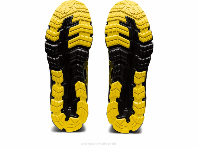 gel quantique 90 noir/jaune vif Asics L6N0K785