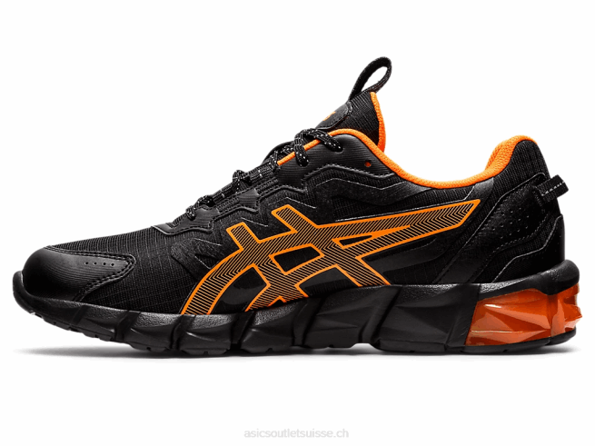 gel quantique 90 noir/orange vif Asics L6N0K1603