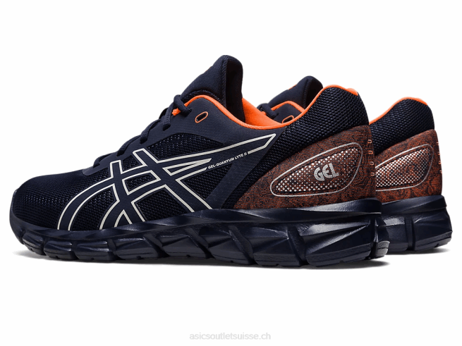 gel-quantum lyte ii minuit/orange vif Asics L6N0K268
