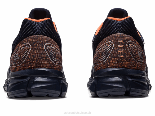 gel-quantum lyte ii minuit/orange vif Asics L6N0K268