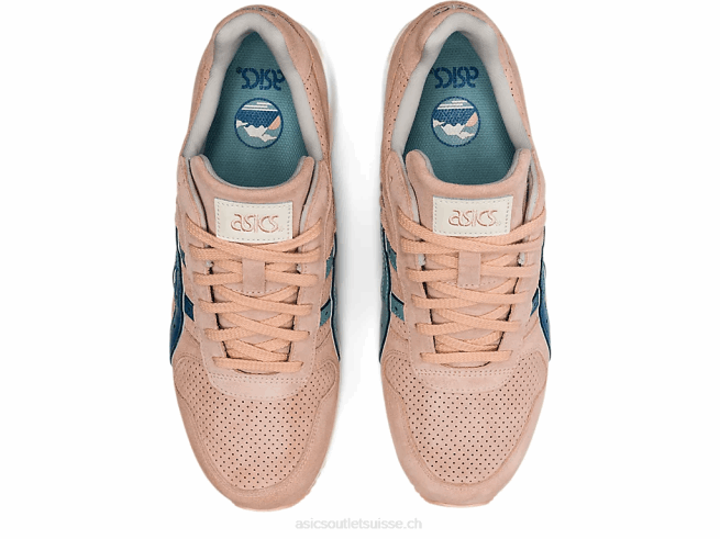 gt-ii abricot pâle/azur Asics L6N0K1754