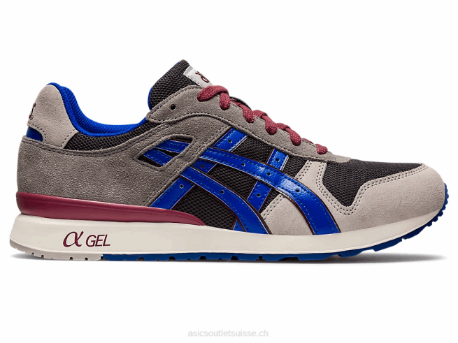 gt-ii gris obsidienne/bleu illusion Asics L6N0K766