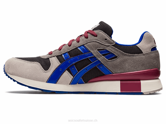 gt-ii gris obsidienne/bleu illusion Asics L6N0K766