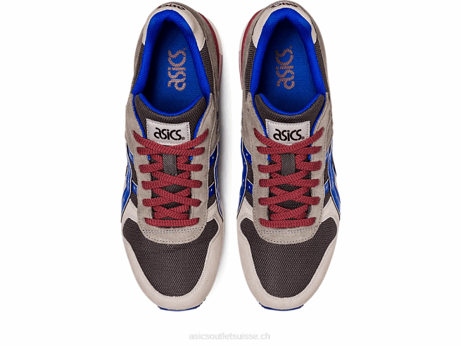 gt-ii gris obsidienne/bleu illusion Asics L6N0K766