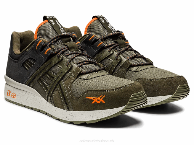 gt-ii re toile olive/habanero Asics L6N0K1259