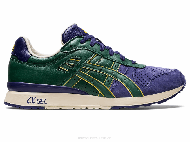 gt-ii violet mat/vert chasseur Asics L6N0K777