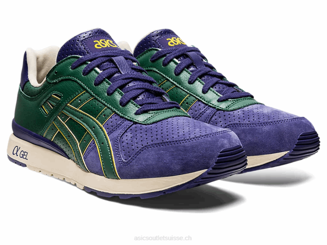 gt-ii violet mat/vert chasseur Asics L6N0K777