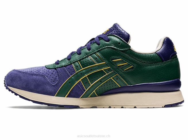 gt-ii violet mat/vert chasseur Asics L6N0K777