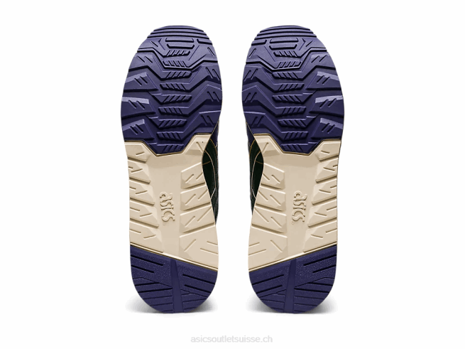 gt-ii violet mat/vert chasseur Asics L6N0K777