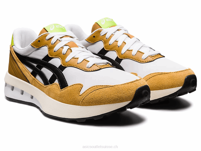 jogging x81 blanc/beige presidio Asics L6N0K1066