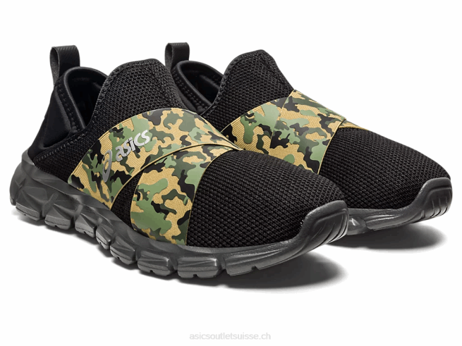 quantum lyte slip-on noir/camouflage Asics L6N0K1232
