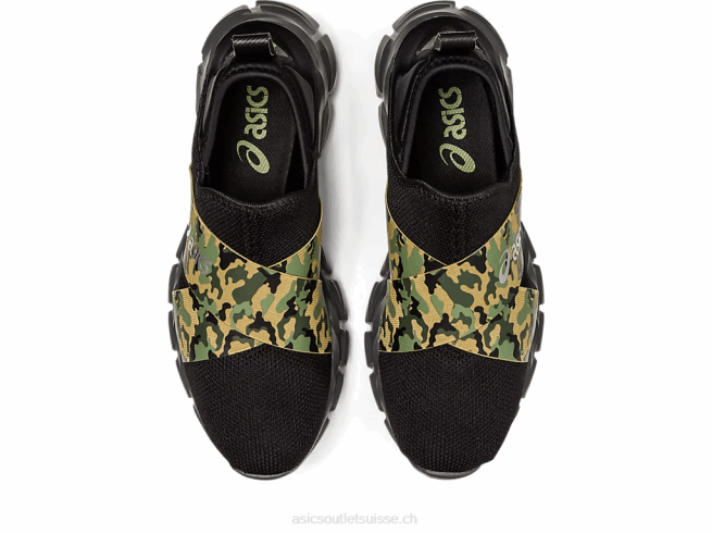 quantum lyte slip-on noir/camouflage Asics L6N0K1232