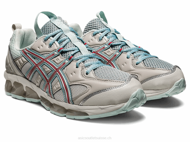 us3-s gel quantique 360 ​​vii kiso gris glacier/cayenne Asics L6N0K752