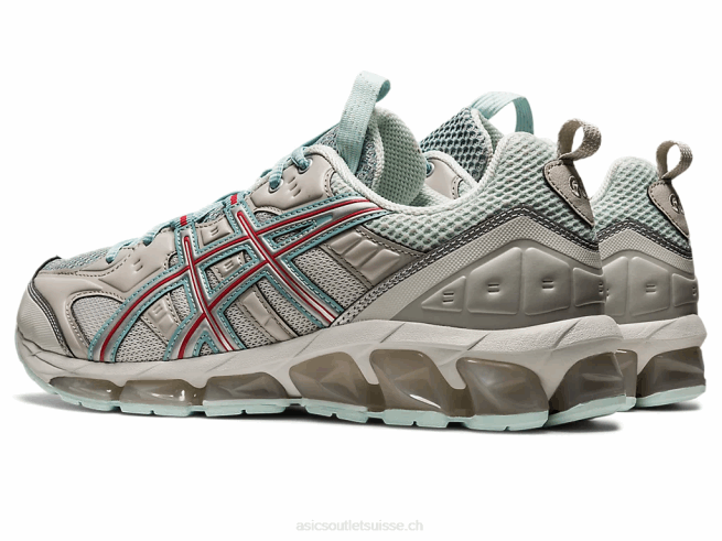 us3-s gel quantique 360 ​​vii kiso gris glacier/cayenne Asics L6N0K752