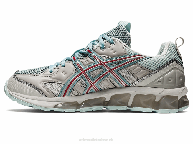 us3-s gel quantique 360 ​​vii kiso gris glacier/cayenne Asics L6N0K752