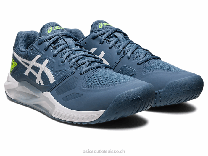 L6N0K172 bleu acier/blanc Asics gel-challenger 13