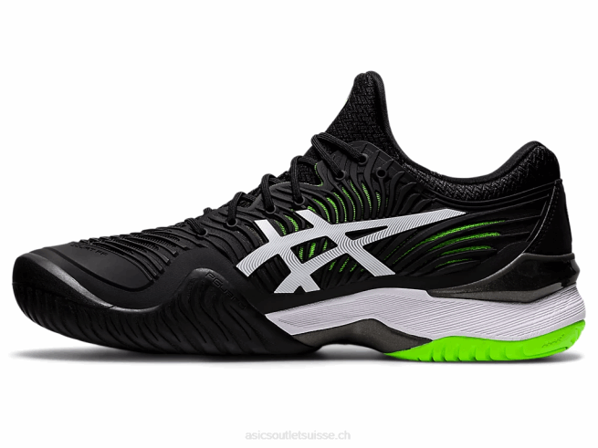 cour ff 2 gecko noir/vert Asics L6N0K1166